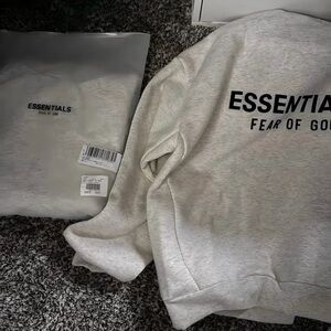 Essentials Light Gray Sweatshirt